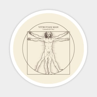 Vitruvian Man by Leonardo da Vinci Magnet